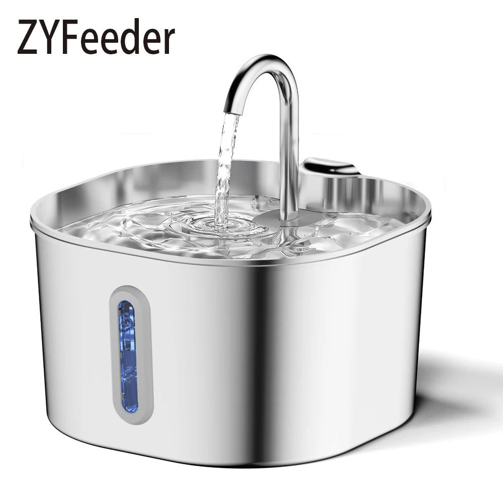 Purrlap Stainless Steel Cat Water Fountain