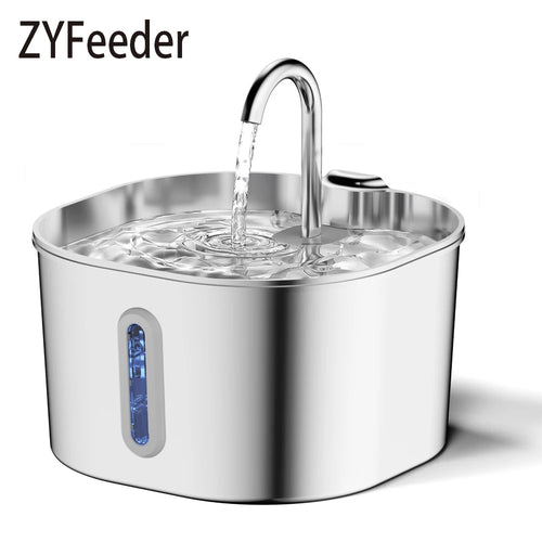 Purrlap Stainless Steel Cat Water Fountain